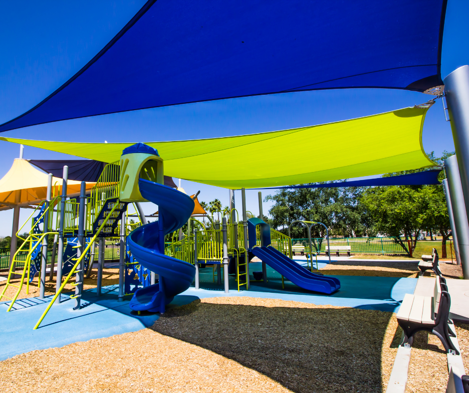 Shade Sails at Playground